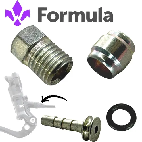 Formula Scheibenbremsen Anschluss Olive Stützhülse Überwurfmutter kürzen set