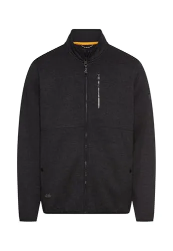 camel active Herren Strickjacke mit Stehkragen Navyblau, Menswear-M