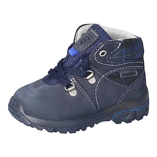 RICOSTA Jungen Stiefel DASSE,Kinder Lauflernschuhe,WMS:Mittel,lose Einlage,Sympatex,wasserdicht,schnürstiefel,Booties,See/Ozean (180),25 EU