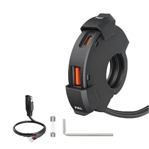 Intckwan 48W USB Motorradladegerät mit 2 Anschlüssen