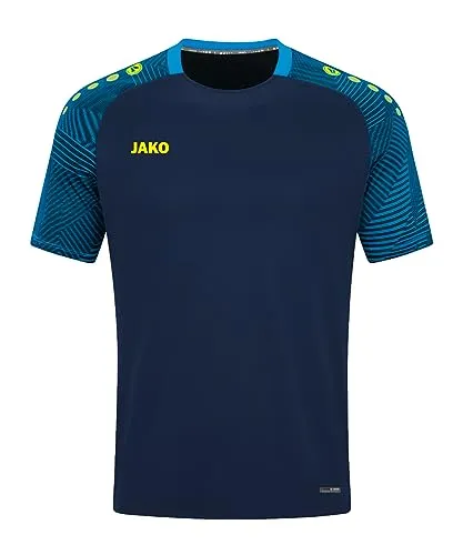 JAKO Kinder Shirt Performance - Shirts & Tops, atmungsaktives und schnelltrocknendes T-Shirt aus 100 % recyceltem Polyester mit dynamischen Jacquard-Elementen für optimalen Tragekomfort.