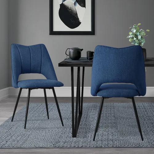 ML-DESIGN Esszimmerstühle 2er Set mit Rückenlehne