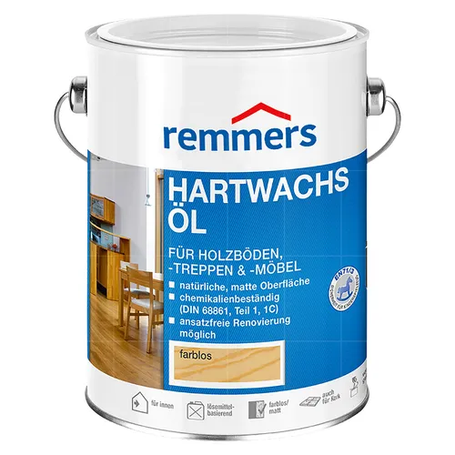 Produktbild Remmers Hartwachs-Öl farblos 0,375 Liter