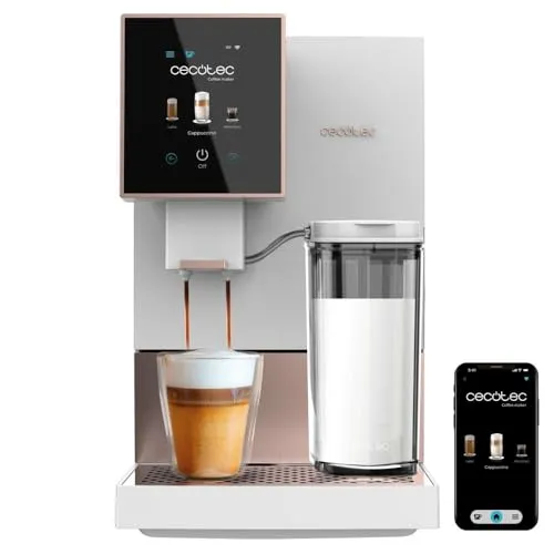Cecotec Superautomatische Kaffeemaschine Cremmaet Compactccino Connected Weiß