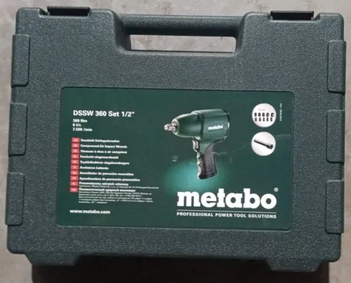 Metabo Druckluft-Schlagschrauber DSSW 360 Set 1/2