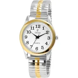Classique Herrenuhr mit Metallzugband - Silber