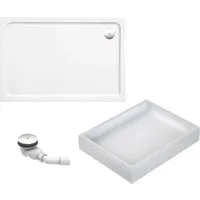 Ottofond Duschwannen-Set Aruba 100x90 cm Weiß - Rechteckige Duschtasse 100x90 cm von Ottofond für großzügigen Duschkomfort. Ideal für moderne Bäder, einfach montierbar und mit eleganter Oberfläche für zeitloses Design.