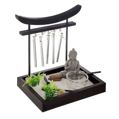 Divya Zen-Garten aus Holz 15x12, schwarz (2025) | Zentrada | EAN 3560239690320