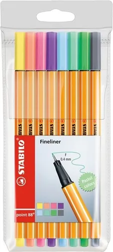 STABILO Fineliner point 88, mehrfarbig,STABILO