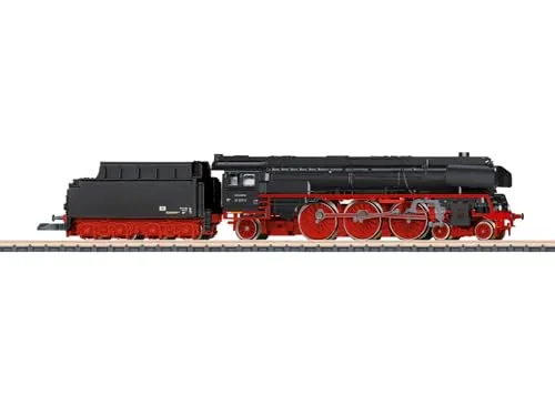 Märklin Spur Z 88018 Dampflok BR 01.5 Reko der DR - Lokomotiven, mit Lichtfunktion und analoger Steuerung, ideal für Modellbahnliebhaber der Epoche IV (1965 - 1990)