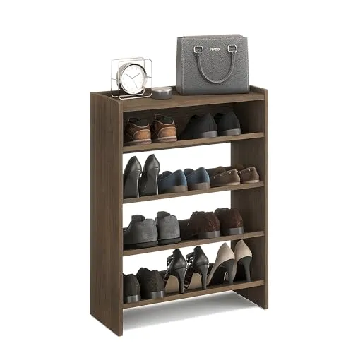 KOMTO Schuhregal Schmal in braun von KOMTO