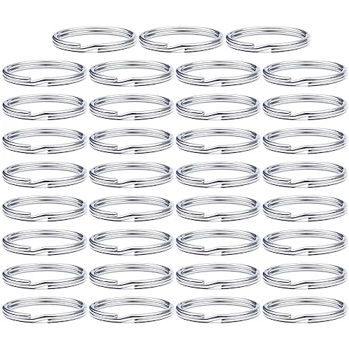 Stück Schlüsselring,Schlüsselanhänger,DIY Schlüsselanhänger Zubehör,für Schlüssel,Halsketten,Armbänder,Ohrringe,Basteln,Ornamente und DIY-Kunst(20mm) 35