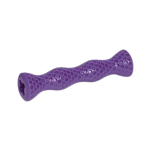 Nobby TPR Stick Wave, lila 12,5 cm - robustes Wurf- und Apportierspielzeug, fördert Zahnpflege und schwimmfähig für großen Spielspaß