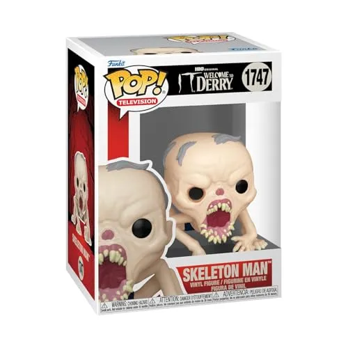 Funko Pop! TV: Welcome to Derry - Skeleton Man - Vinyl-Sammelfigur - Geschenkidee - Offizielle Handelswaren - Spielzeug Für Kinder und Erwachsene - TV Fans - Modellfigur Für Sammler und Display