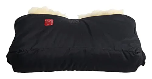 Kaiser Kinderwagen-Handwärmer Big Double schwarz in schwarz von Kaiser