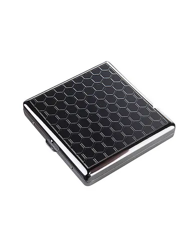 Zigaretten Etui anthrazit Wabe