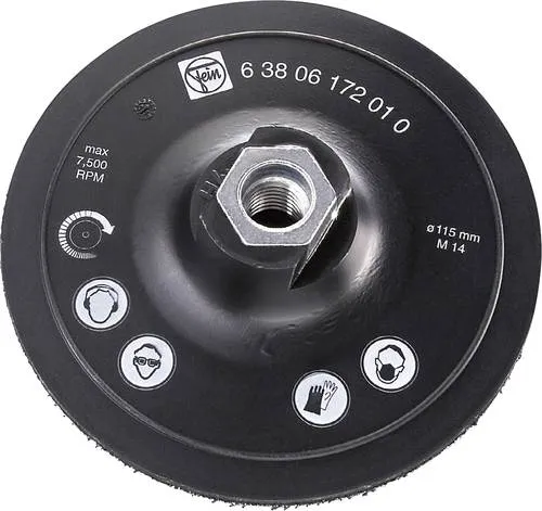 Fein 63806172010 Stützteller mit Kletthaftteil Durchmesser 115 mm