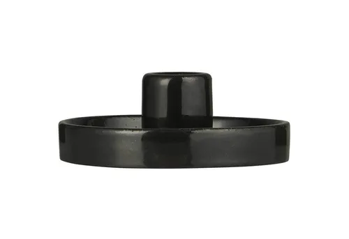 Ib Laursen Windlicht IB Laursen Kerzen Halter Ständer schwarz Porzellan Kerzen Weihnachten (1x Kerzenhalter)