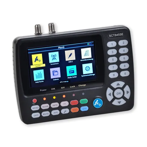 Summit SCT 845 Satelliten Messgerät - Satelliten-Finder mit 4,3