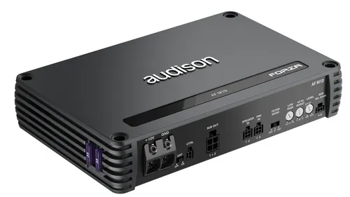 Audison AF M1D – Forza 1-Kanal Verstärker 1200W RMS - Car-HiFi-Endstufen mit beeindruckenden 1200W RMS Leistung und integriertem LP-Filter für erstklassigen Sound in deinem Fahrzeug.