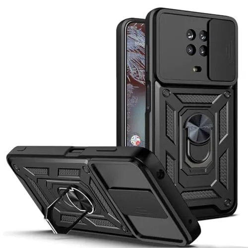 betterfon Handyhülle für Nokia G10 / G20 | Stoßfest & Kratzfest | Mit Kameraschutz, Anti-Fingerabdruck & robustem Panzerschutz-Design | Schwarz