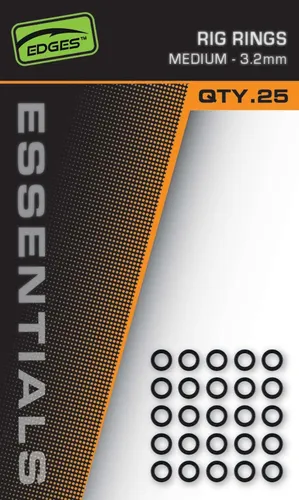 Fox Edges Rig Rings Medium 3,2mm 25Stk. von Fox