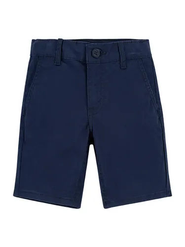 Levi's Kids Straight XX Chino Short Jungen Navy Blazer - Stylische Shorts für Jungen aus superweichem Popeline-Stoff aus nachhaltig gewonnener BCI-Baumwolle, ideal für warme Tage.