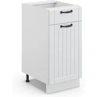 Vicco Unterschrank Fame-Line, Weiß Landhaus, 40 cm von Vicco