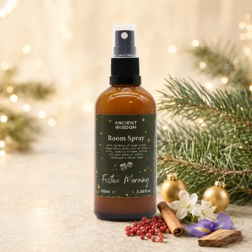Festlicher Morgen-Raumspray 100 ml mit Weihnachtsduft | Raumduft, Kissenspray