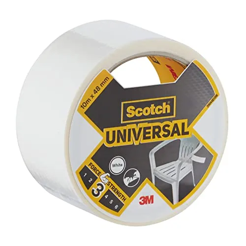 Scotch Universal Gewebeband weiß 48,0 mm x 10,0 m von Scotch