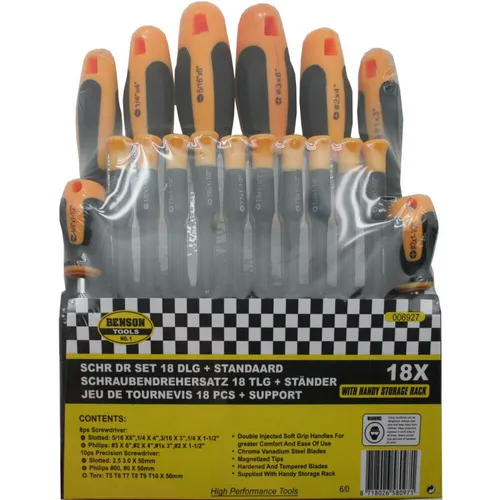 Schraubendreher-Satz, 18-teilig von Benson