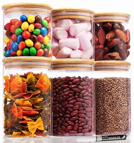 Deco haus® Vorratsgläser mit Deckel 6er Set von Deco haus