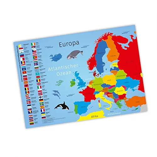 nikima Kinder Lernposter Europa