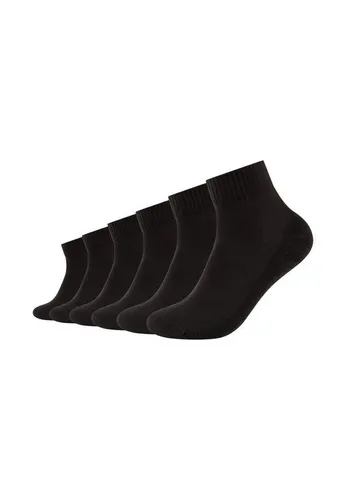 Camano Kurzsocken 6er Pack – Bequeme Quarter Socks ohne Kompression - Die camano Unisex ca-soft walk Quarter Socks im praktischen 6er-Pack bieten hohen Tragekomfort ohne Kompression. Ideal für Alltag und Freizeit, aus weicher gekämmter Baumwolle für ein angenehmes Gefühl beim Tragen.