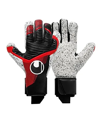 uhlsport Powerline Supergrip+ HN Torwarthandschuhe - Torwarthandschuhe mit neuer Haftschaumformel für maximalen Grip und optimalen Tragekomfort. Ideal für Kinder und Herren, perfekt für alle Wetterbedingungen.