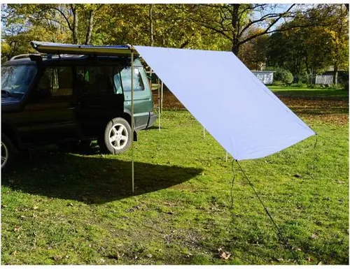 Prime Tech Tarp – Erweiterung zur Fahrzeug-Markise 200 cm, grau - Sonnenschutz für Fahrzeuge, ideal für zusätzlichen Schatten und Schutz bei Outdoor-Aktivitäten.