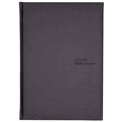 GÜSS Kalender Buchkalender A4 2026 - Praktischer Buchkalender mit 1 Tag/2 Seiten für optimale Planung, 768 Seiten, 6 Sprachen und 2 Lesebänder, ideal für effizientes Zeitmanagement.
