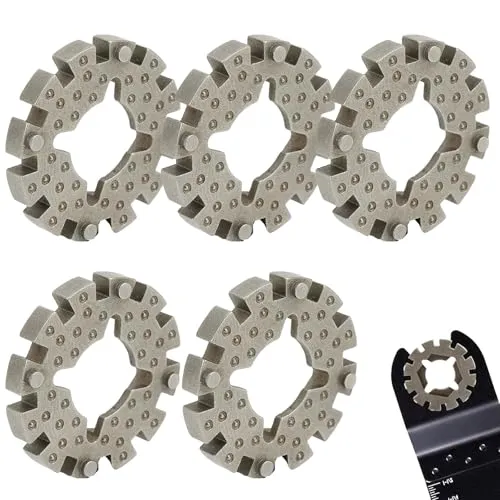 Stück Adapter für Oszillierende Sägeblätter, Robust Multicutter Universal Adapter Werkzeugschaftadapter Kompatibel Fein MSxE365II für Elektrowerkzeug 5