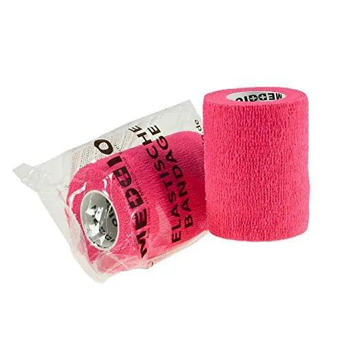 Haftbandage Selbsthaftende Bandage/Fixierbinde 7,5 cm x 4,5 m pink 1