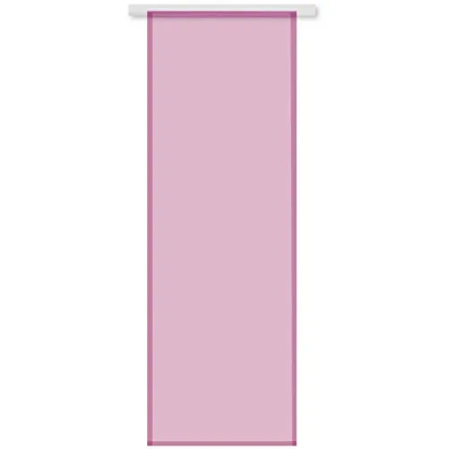 Bestgoodies Transparenter Flächenvorhang Voile 60x245 cm wahlweise mit und ohne Technik, Schlichte und stilvolle Fensterdekoration in vielen erhältlich (weinrot - Burgundy/ohne Technik)