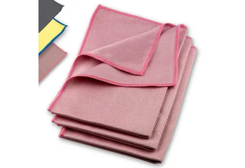 ELEXACLEAN Mikrofaser Fenstertücher Reinigungstücher (80% Polyester, 20% Polyamid (Mikrofaser), 40x60 cm, Set, 3-tlg., 60x40 cm, streifenfrei, fusselfrei, reinigt nur mit Wasser, ULTRA CLEAR classic)