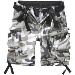 Brandit Savage Vintage Shorts XL - Urban Style - Herren-Shorts mit weitem Bein und inklusive Gürtel, ideal für lässige Outfits. Cargoshorts mit praktischen Beintaschen und zwei aufgesetzten Minipockets.