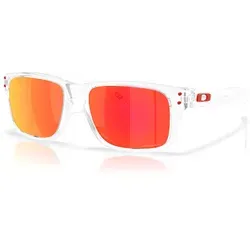 Oakley Holbrook XXS Sonnenbrille - Weiße Kinderbrille - Sonnenbrille für Kinder, zeitloses Design und ideal für sonnige Tage im Freien.