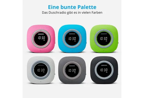 Medion® MEDION Duschradio mit Bluetooth UKW-Radio (UKW) von MEDION