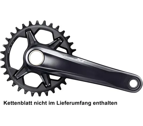 Shimano Deore XT FC-M8120-1 170 mm - Hochleistungs-Velokurbel - Veloantrieb, Velokurbel mit innovativer Technik für optimierte Kraftübertragung und herausragende Leistung auf jedem Terrain.