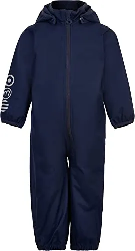 MINYMO Unisex Kids Softshell Suit - Dark Navy, Größe 98 - Jacke für Jungen, wind- und wasserabweisend, ideal für die Übergangszeit mit elastischen Bündchen und abnehmbarer Kapuze.