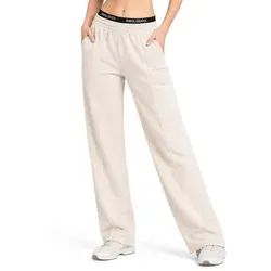 SMILODOX Jogginghose Damen Siara, Stylische Freizeithose mit elastischem Bund - Die bequeme Jogginghose im Oversize Fit bietet viel Bewegungsfreiheit und einen verstellbaren Beinabschluss. Ideal für Fitness, Yoga und entspannte Freizeitmomente.