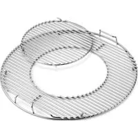 Weber Grillrost Gourmet BBQ System für Holzkohlegrills - WEBER ZUBEHÖR - Flexibler Grillrost mit Einsatz für alle Holzkohlegrills ab 57 cm, ideal für vielfältige Grillmöglichkeiten und perfekte Zubereitung.