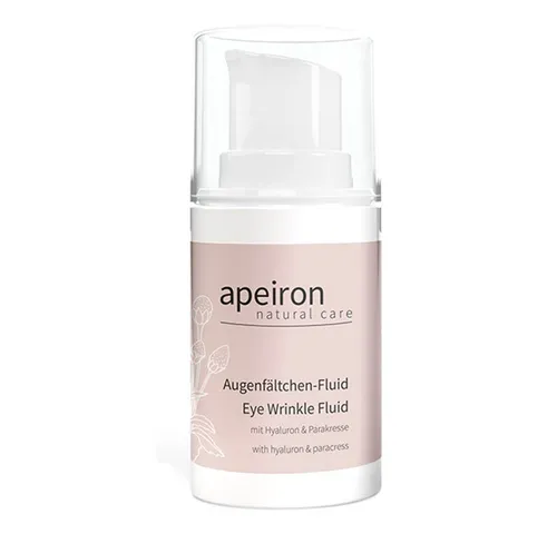 Apeiron Augencreme Augenfältchen-Fluid 15ml - Hochwertige Augencreme für die Pflege der empfindlichen Augenpartie. Mit wertvollem Arganöl und Hyaluron für ein frisches Aussehen. Ideal für die tägliche Anwendung.