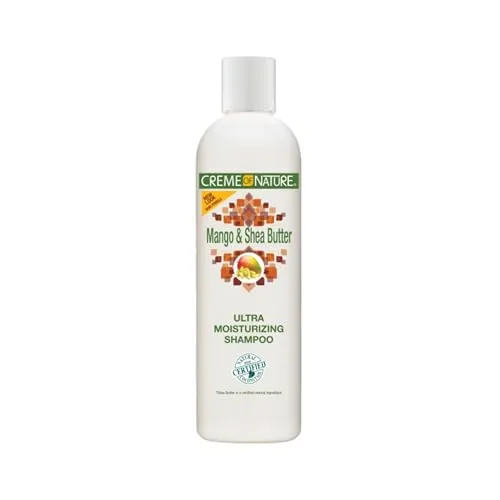 Creme of Nature, CNI, Ultra-Feuchtigkeitsspendendes Shampoo mit Mango und Sheabutter, für ausgetrocknetes Haar, intensive Nährung und Weichheit, 354ml